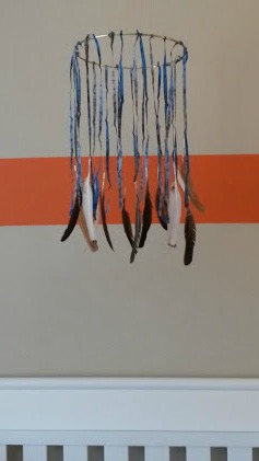 Nursery Feather Mobile