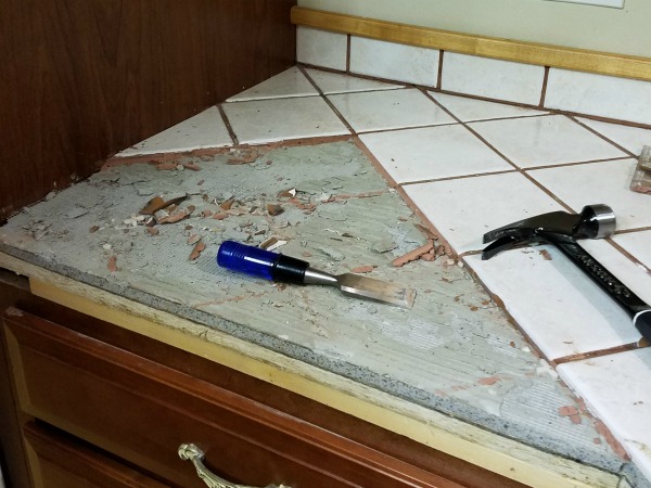 Tile Counter Removal