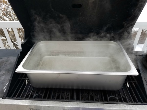Making Maple Syrup on a Gas Grill