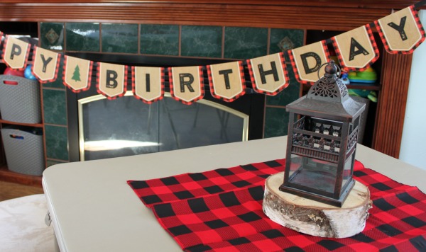 Lumberjack Birthday Party Decorations