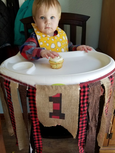 Lumberjack High Chair Banner