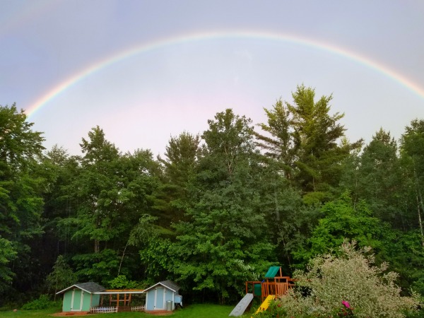 Backyard Rainbow Blog